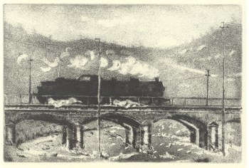 L'ultima locomotiva a vapore sul fiume Vomano